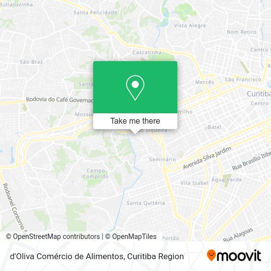 d'Oliva Comércio de Alimentos map