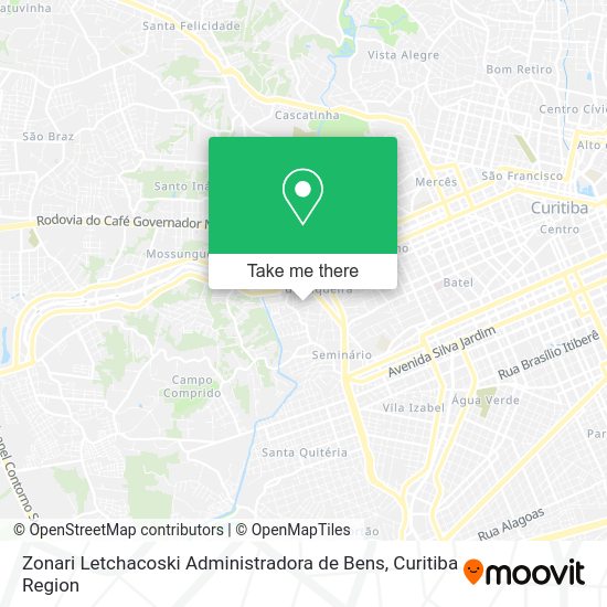 Zonari Letchacoski Administradora de Bens map