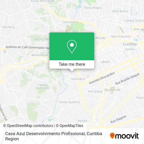 Casa Azul Desenvolvimento Profissional map