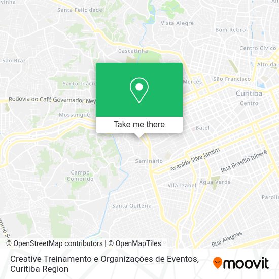 Creative Treinamento e Organizações de Eventos map