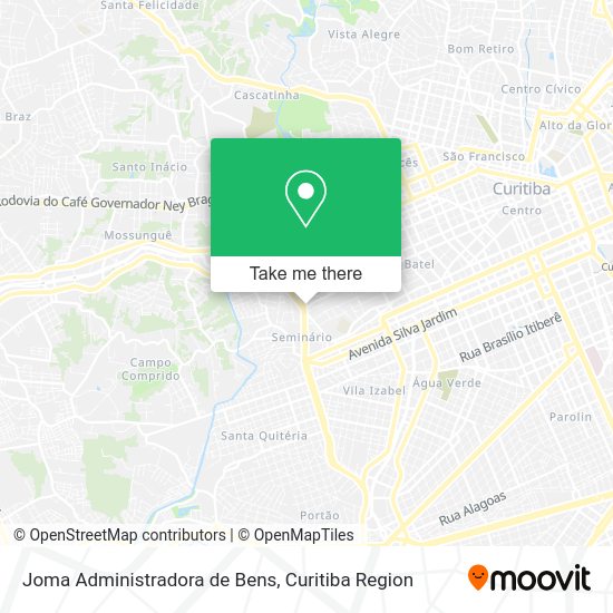 Joma Administradora de Bens map