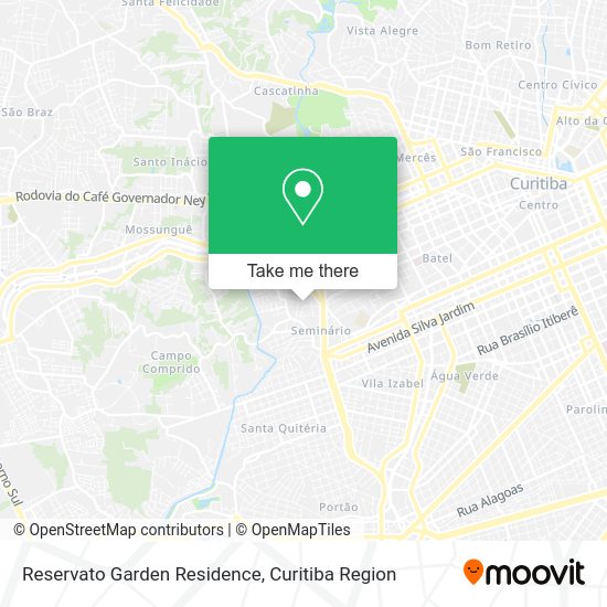 Reservato Garden Residence map
