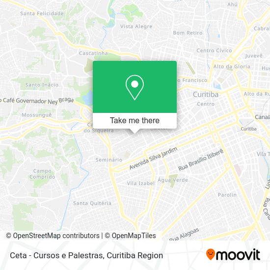 Ceta - Cursos e Palestras map
