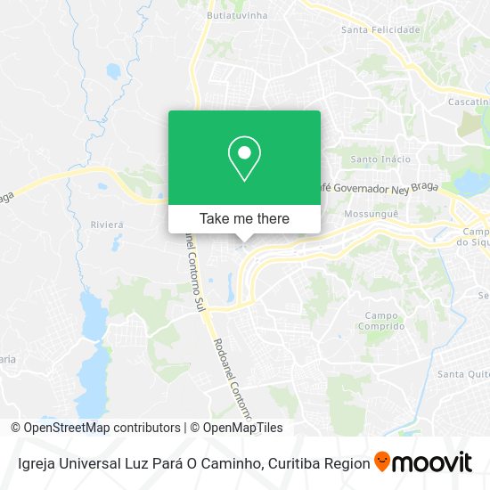 Igreja Universal Luz Pará O Caminho map