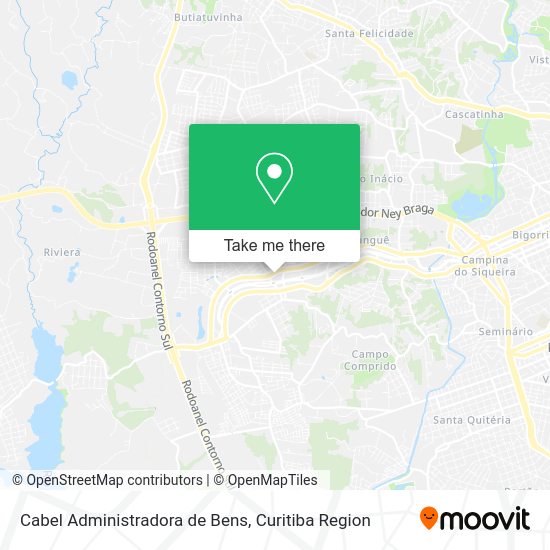 Cabel Administradora de Bens map