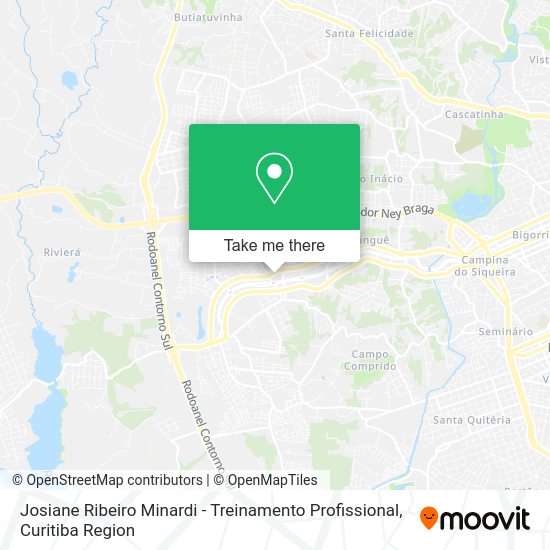 Josiane Ribeiro Minardi - Treinamento Profissional map