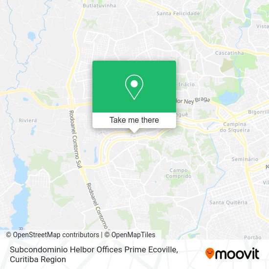 Subcondominio Helbor Offices Prime Ecoville map