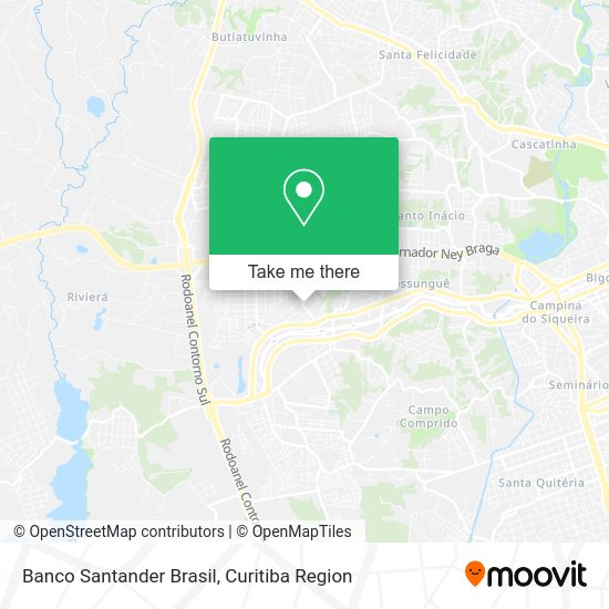 Banco Santander Brasil map