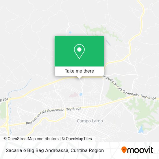 Sacaria e Big Bag Andreassa map