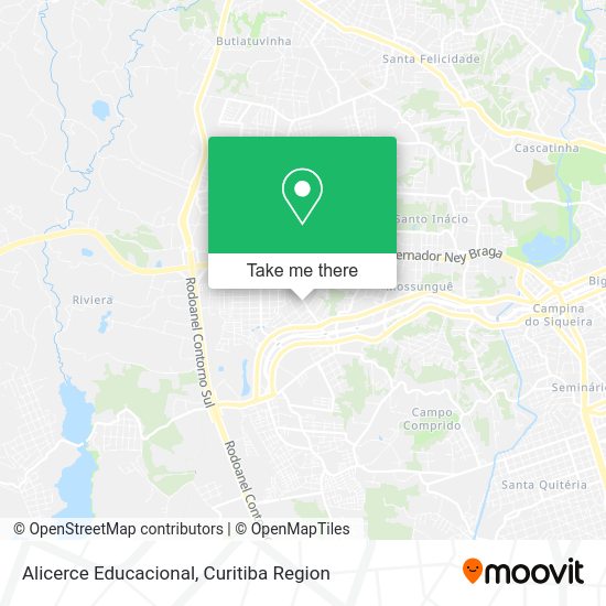 Alicerce Educacional map