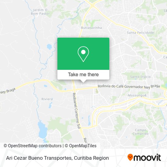 Ari Cezar Bueno Transportes map