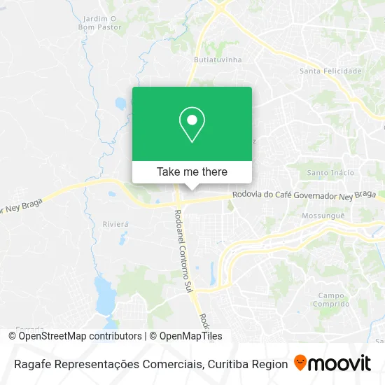 Ragafe Representações Comerciais map