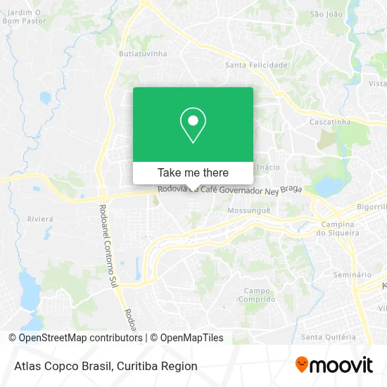 Atlas Copco Brasil map