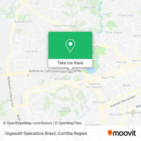 Gigawatt Operadora Brasil map
