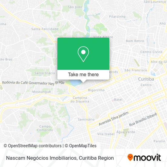 Nascam Negócios Imobiliarios map