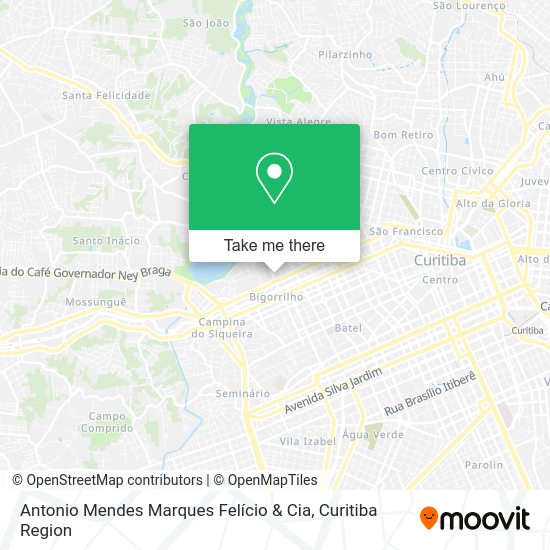 Antonio Mendes Marques Felício & Cia map