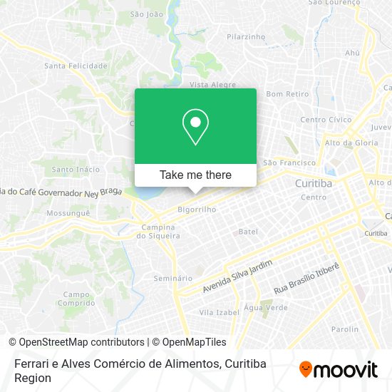 Ferrari e Alves Comércio de Alimentos map