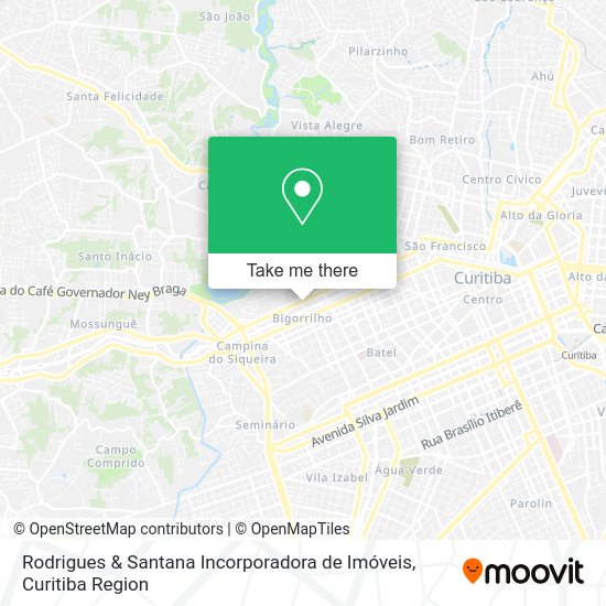 Rodrigues & Santana Incorporadora de Imóveis map