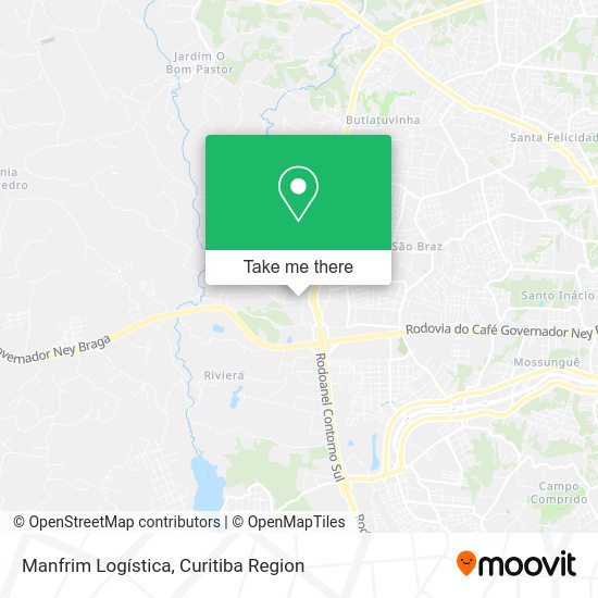 Manfrim Logística map