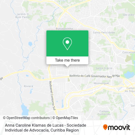 Anna Caroline Klamas de Lucas - Sociedade Individual de Advocacia map