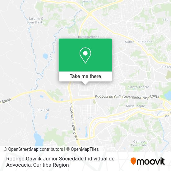 Rodrigo Gawlik Júnior Sociedade Individual de Advocacia map