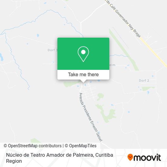 Núcleo de Teatro Amador de Palmeira map