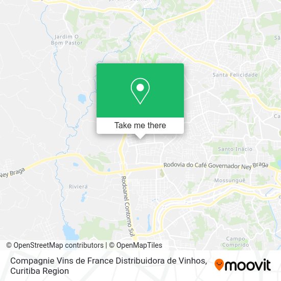 Compagnie Vins de France Distribuidora de Vinhos map