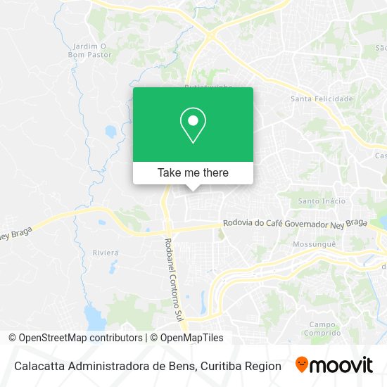 Calacatta Administradora de Bens map