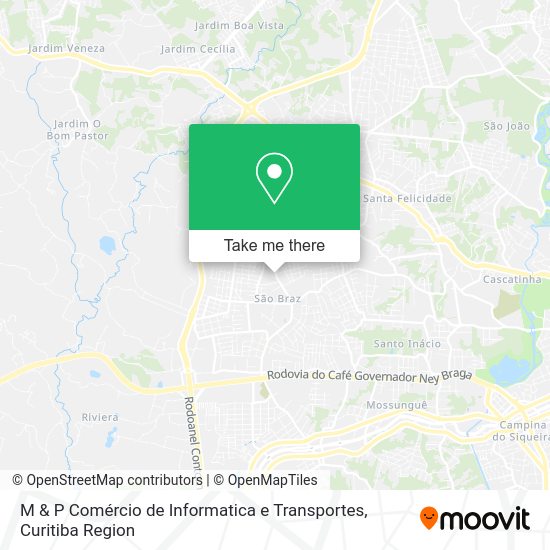 M & P Comércio de Informatica e Transportes map