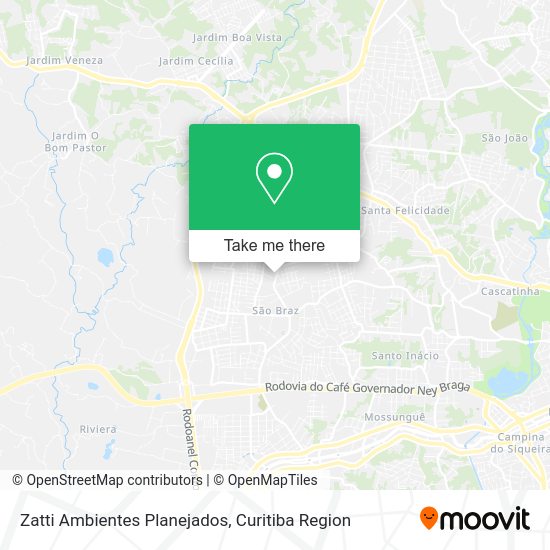 Zatti Ambientes Planejados map