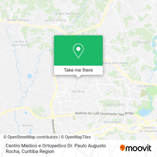 Centro Médico e Ortopedico Dr. Paulo Augusto Rocha map