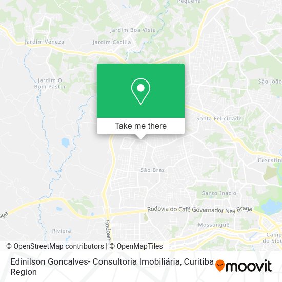 Edinilson Goncalves- Consultoria Imobiliária map
