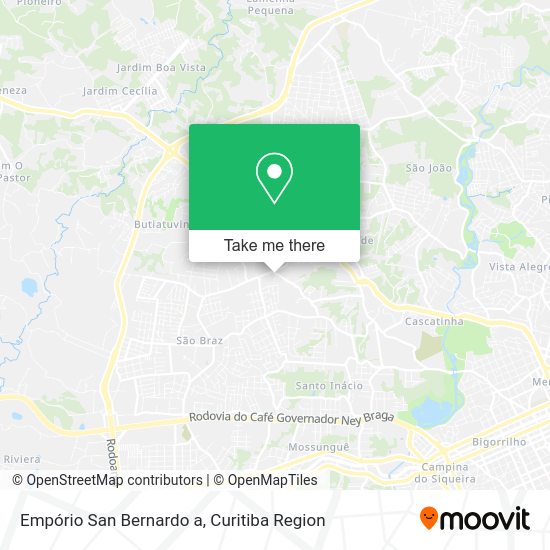 Empório San Bernardo a map