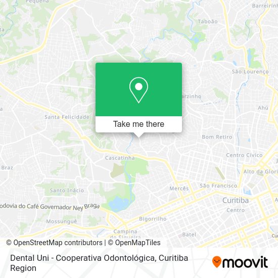 Dental Uni - Cooperativa Odontológica map