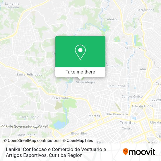 Lanikai Confeccao e Comércio de Vestuario e Artigos Esportivos map