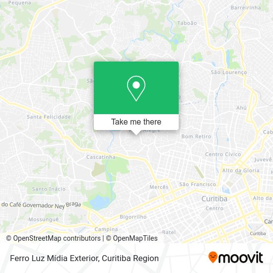Ferro Luz Mídia Exterior map