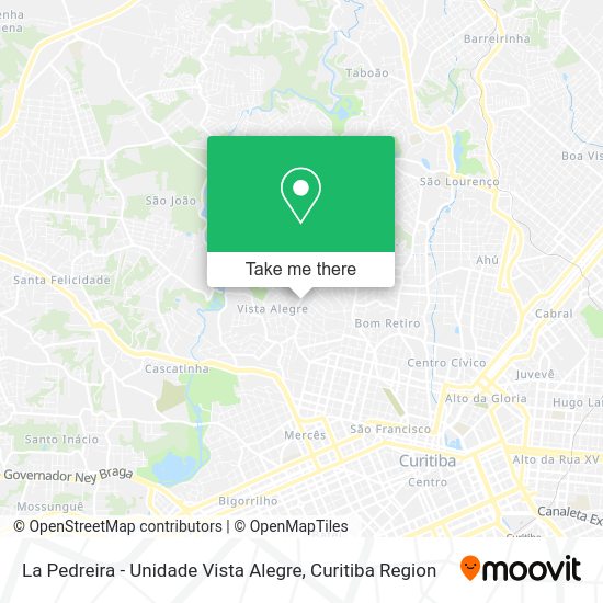 La Pedreira - Unidade Vista Alegre map