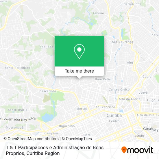 T & T Participacoes e Administração de Bens Proprios map