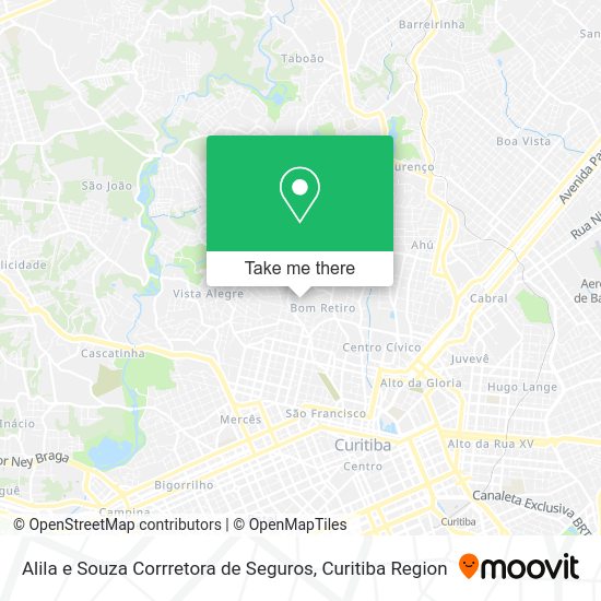 Alila e Souza Corrretora de Seguros map