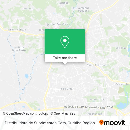 Distribuidora de Suprimentos Ccm map