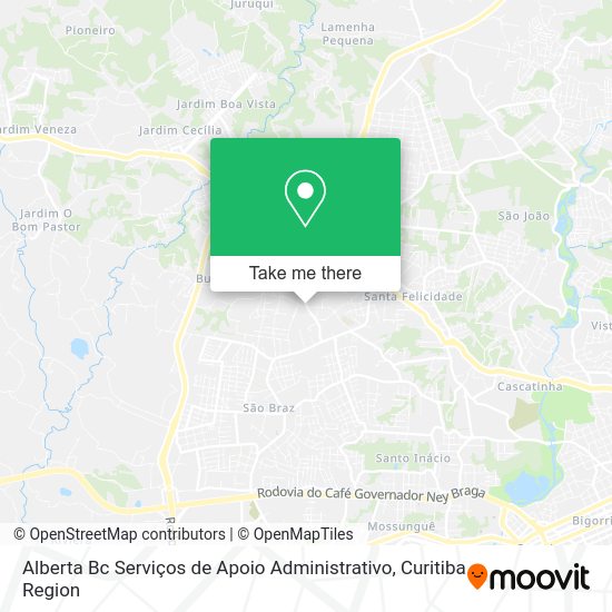 Alberta Bc Serviços de Apoio Administrativo map