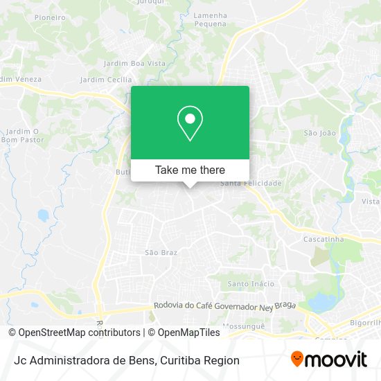Jc Administradora de Bens map
