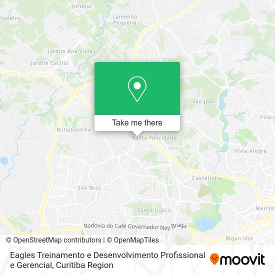 Eagles Treinamento e Desenvolvimento Profissional e Gerencial map