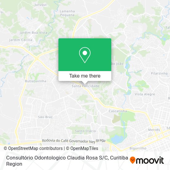 Consultório Odontologico Claudia Rosa S / C map