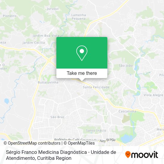 Sérgio Franco Medicina Diagnóstica - Unidade de Atendimento map