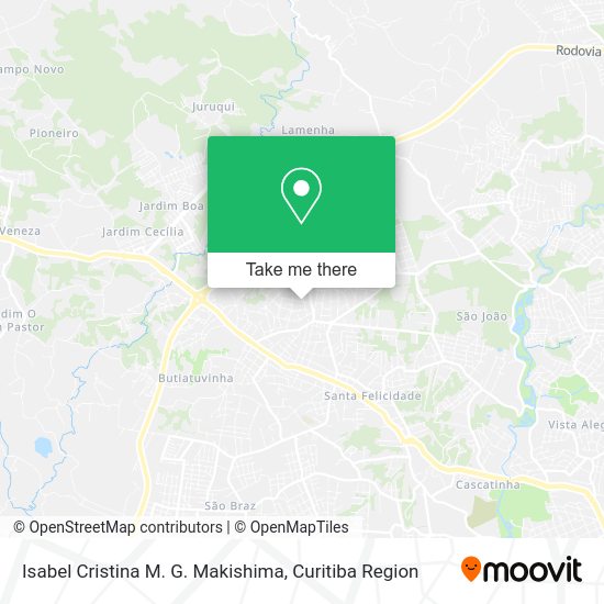 Isabel Cristina M. G. Makishima map