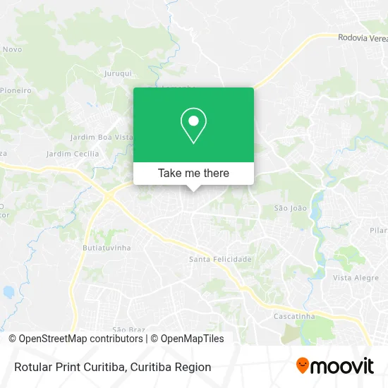 Rotular Print Curitiba map