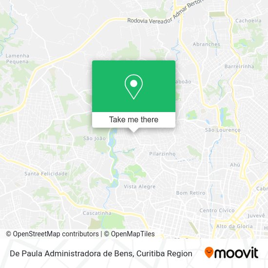 De Paula Administradora de Bens map