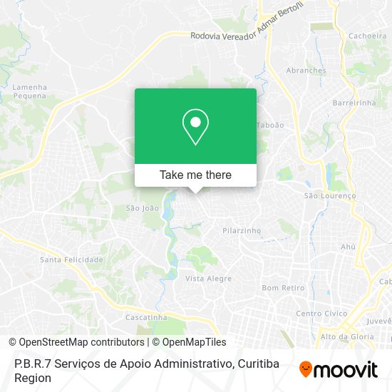 P.B.R.7 Serviços de Apoio Administrativo map