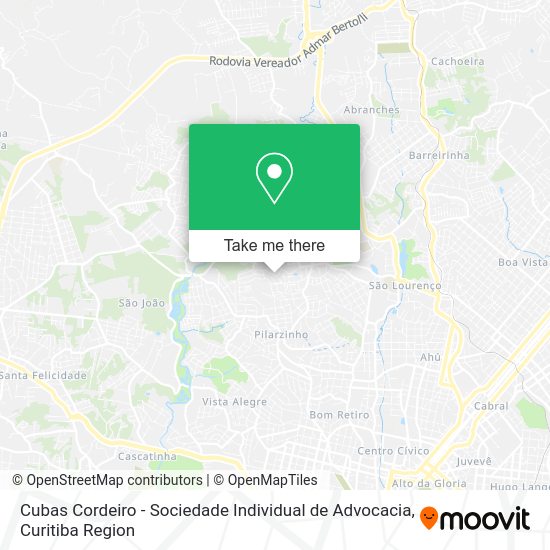 Cubas Cordeiro - Sociedade Individual de Advocacia map